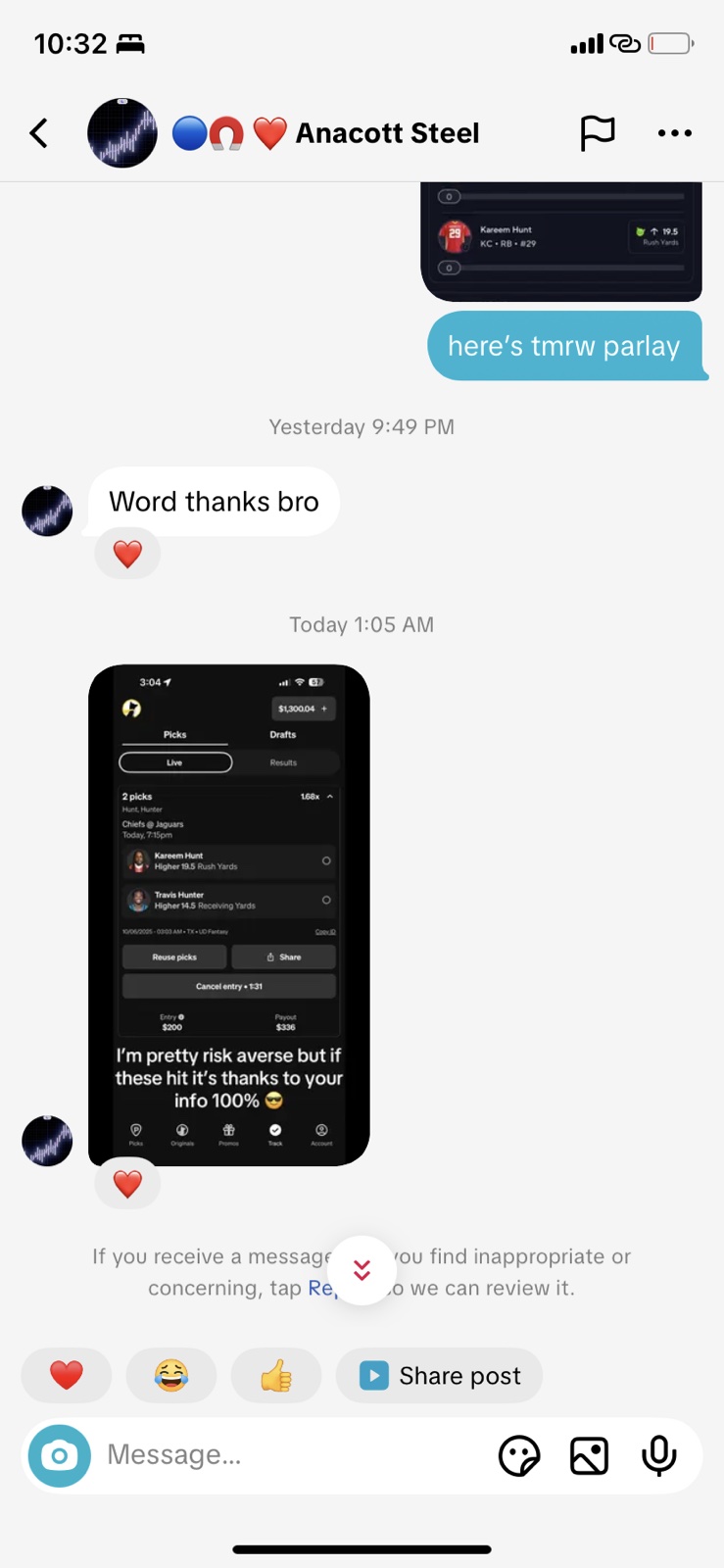 Customer testimonial