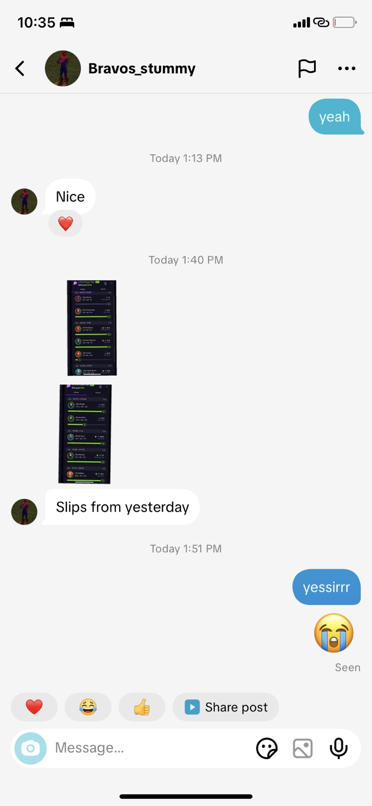 Customer testimonial